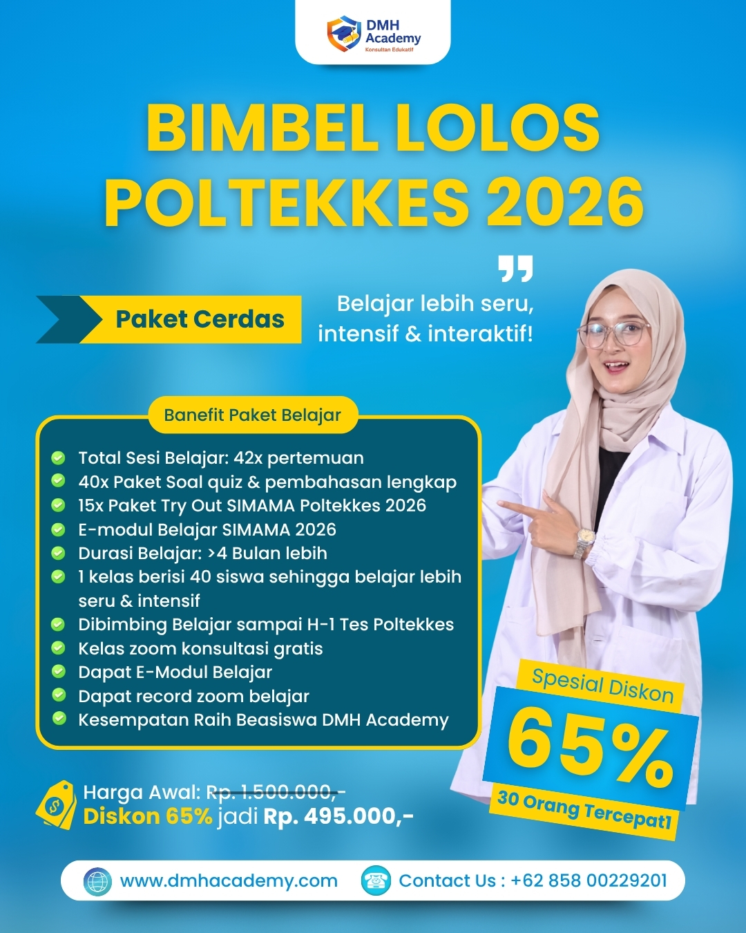 BIMBEL LOLOS POLTEKKES 2026 (CERDAS)