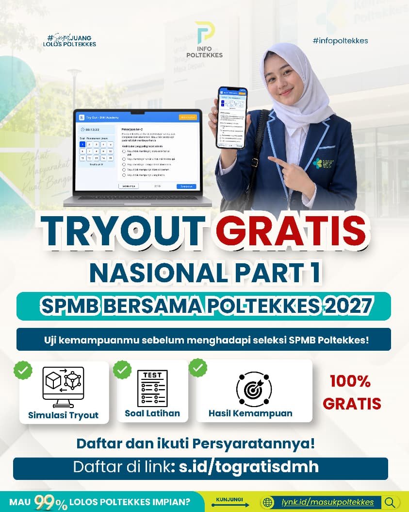 TRY OUT GRATIS SPMB POLTEKKES 2027