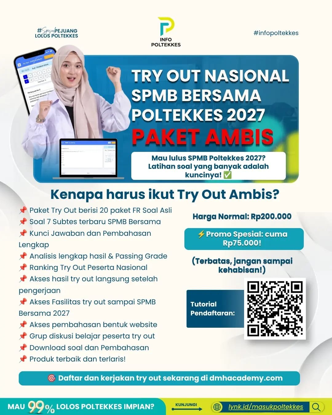 TRY OUT NASIONAL SPMB POLTEKKES 2027 (AMBIS)